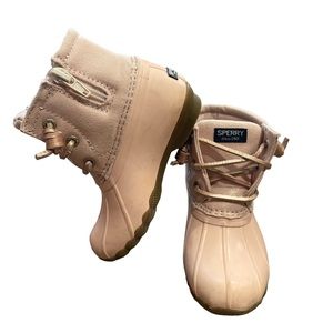 Light Pink Sperry Boots